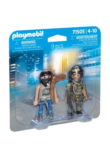 Playmobil DuoPack Jednostka specjalna i bandyta 71505