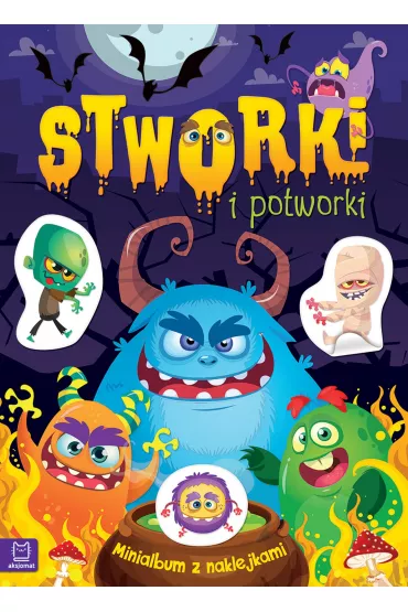 Minialbum z naklejkami stworki I potworki