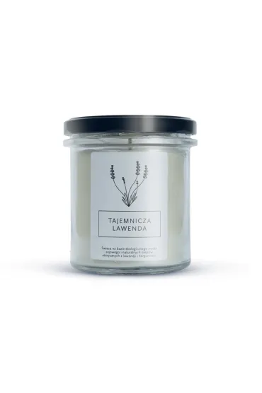 Świeca sojowa Tajemnicza Lawenda