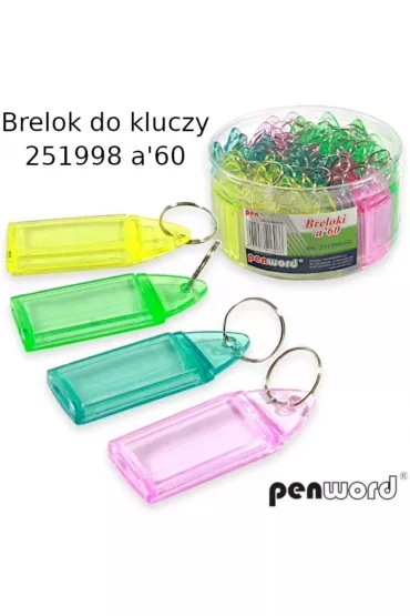 Brelok do kluczy (60 szt)