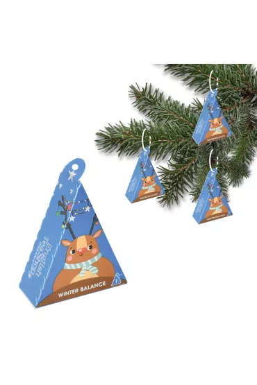 Zawieszka na choinkę Renifer z herbatami
