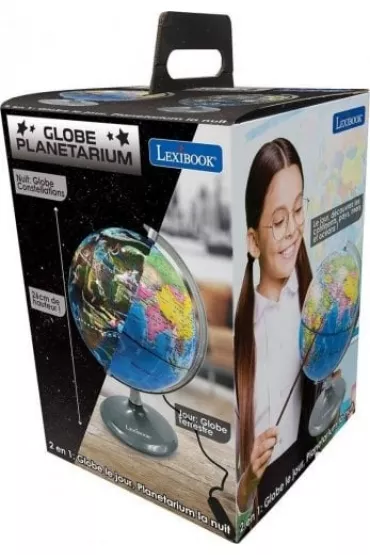 Globus dzienny i nocny podświetlany Lexibook NLJ185PL
