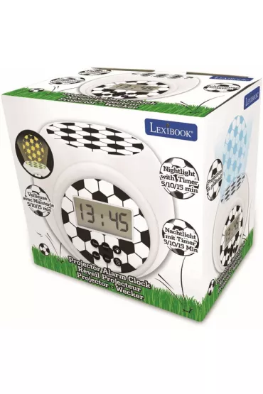 Budzik z projektorem i timerem Piłka nożna Lexibook RL977FO