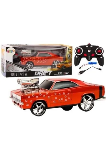 Auto R/C 1:18 Drift 360 światło dźwięk czerwony