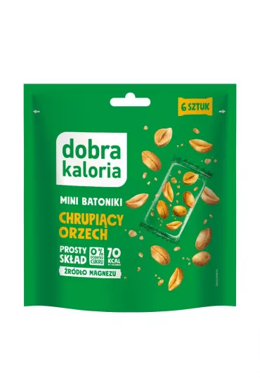 Batoniki mini chrupiący orzech bez dodatku cukru