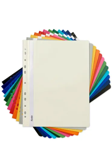 Skoroszyt Bantex PP A4 z perforacją Evo - szary