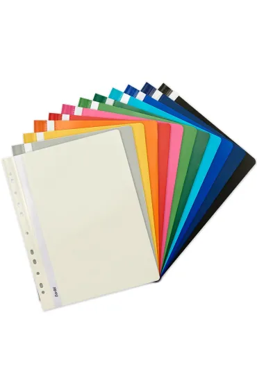 Skoroszyt Bantex PP A4 z perforacją Evo - pomarańczowy