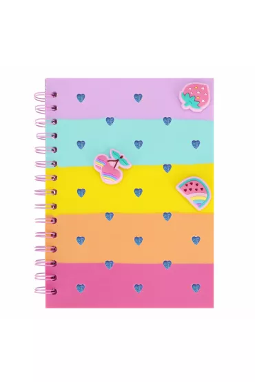 Kołonotes silikon A5 Fruits