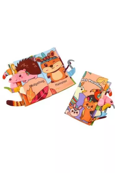 Książeczka miękka szeleszcząca zwierzęta leśne