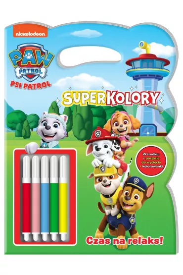 Czas na relaks. Psi Patrol. SuperKolory