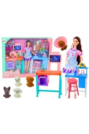 Zestaw Lalka Weterynarz z akcesoriami