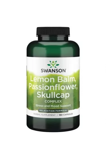 Lemon Balm, Passionflower & Skullcap complex Suplement diety