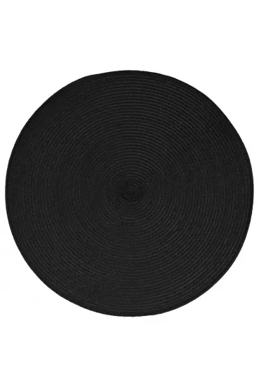 Podkładka na stół Braid Black okrągła