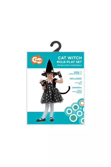 Strój czarownica rozm. 92/104cm