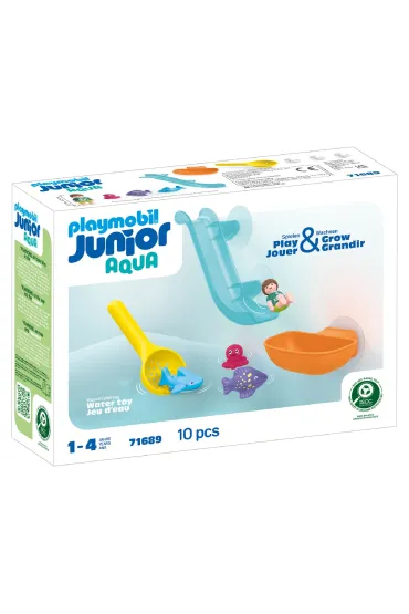 Playmobil Junior Aqua Wodna zjeżdżalnia z morskimi zwierzątkami 71689