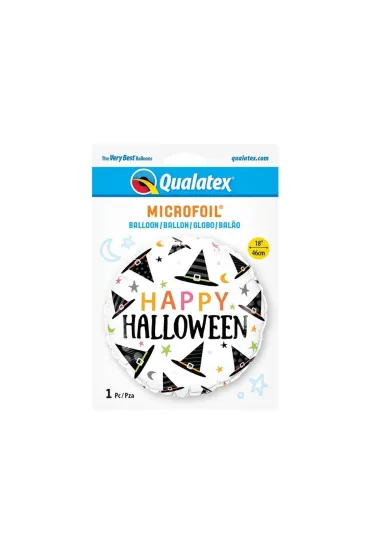 Balon foliowy Happy Halloween kapelusze czarownicy