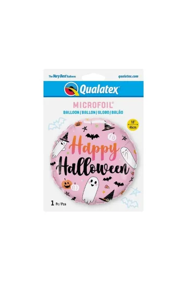 Balon foliowy Happy Halloween słodkie duchy