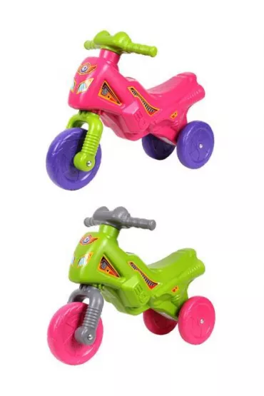 Jeździk minibike różowy lub zielony