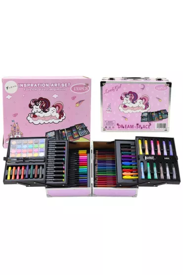 Zestaw artystyczny w walizce 133el