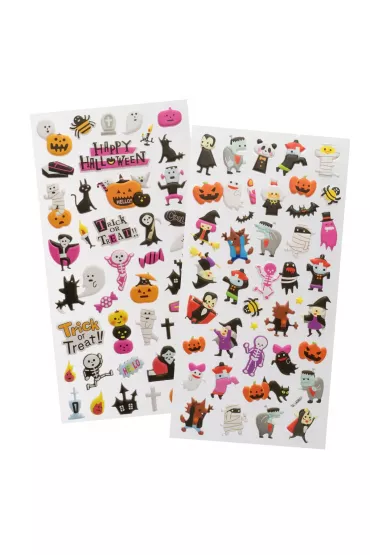 Urocze piankowe naklejki halloweenowe