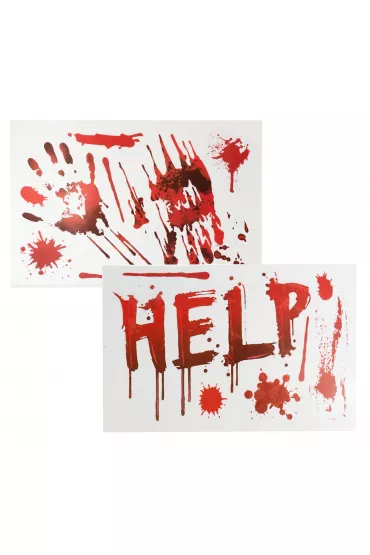 Halloweenowa dekoracja elektrostatyczna