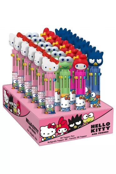 Hello Kitty - długopis z topperem 3D - mix