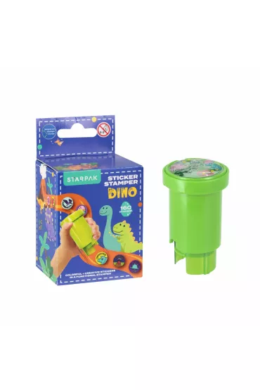 Stempel z naklejkami Dino