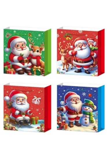 Torebka upominkowa L Boże Narodzenie MIX