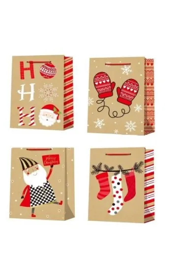 Torebka upominkowa L Boże Narodzenie MIX