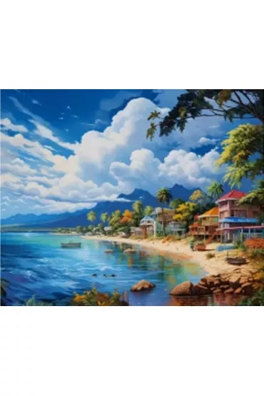 Diamentowa mozaika - Domki na tropikalnej plaży 2000287