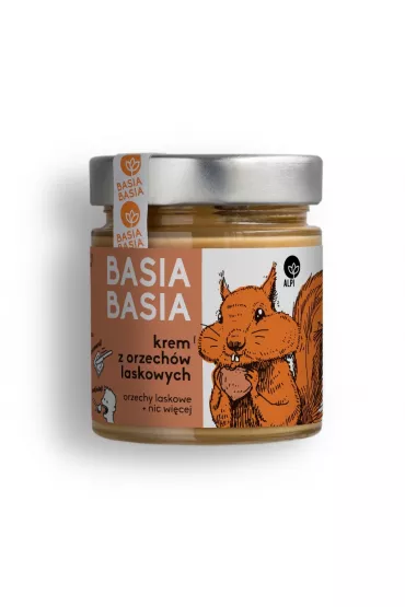 Krem z orzechów laskowych