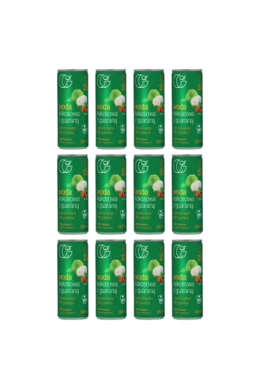 Woda kokosowa z ekstraktem z guarany i magnezem Zestaw