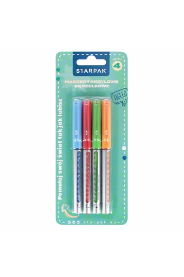 Marker akrylowy w pędzelku