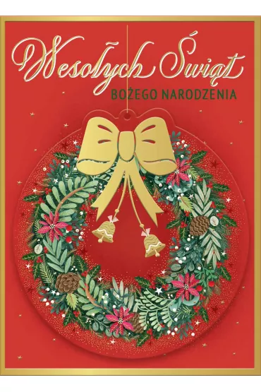 Karnet B6 z zawieszką wianek