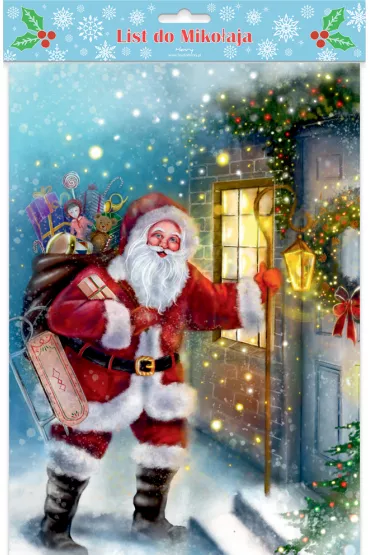 List do Mikołaja Mikołaj u drzwi