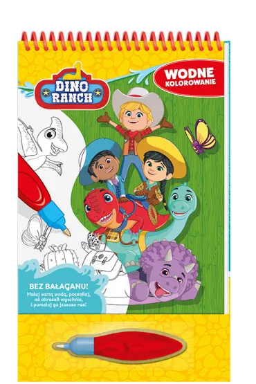 Dino Ranch. Wodne kolorowanie