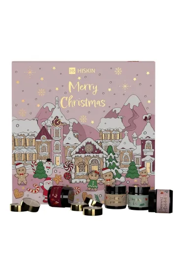 Zestaw Kalendarz adwentowy ze świątecznymi świecami