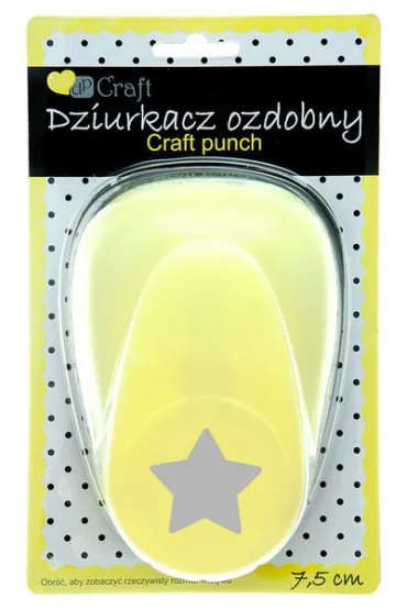 Dziurkacz ozdobny gwiazda 7,5cm