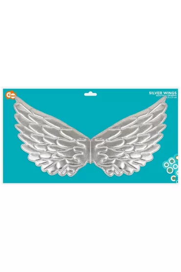 Skrzydła srebrne 45,3x21cm