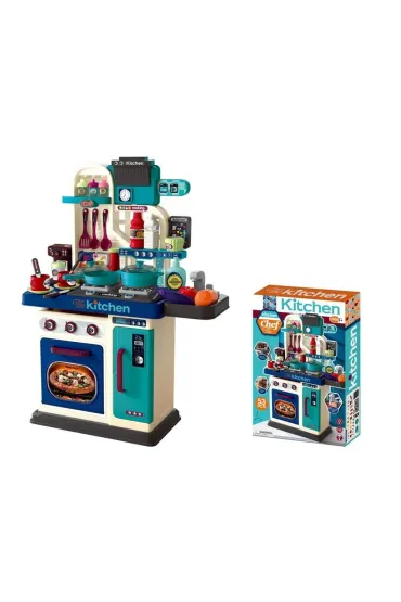 Kuchenka ze światłem i dźwiękiem niebieska