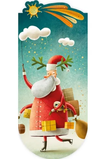 Zakładka magnetyczna owal mikołaj