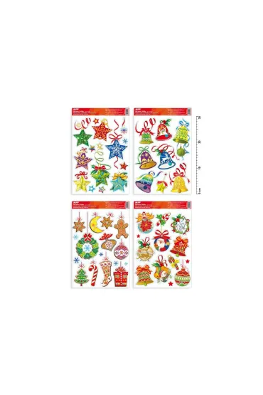 Naklejka BN brokat 20x30cm mix