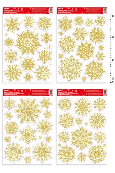 Naklejka Świąteczna Brokat VA010