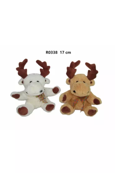 Łoś Renifer świąteczny 17cm MIX