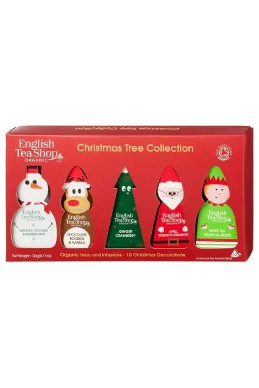 Zawieszki na choinkę z herbatą, w piramidkach