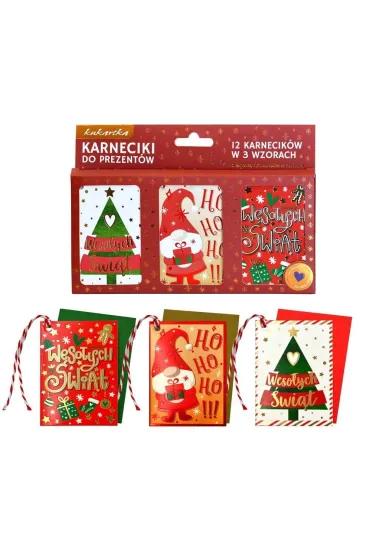 Zestaw karnecików KAR-001 Boże Narodzenie