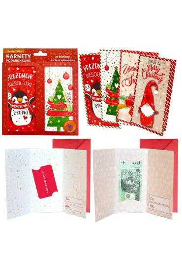 Zestaw karnetów podarunkowych ZKP-001 BN