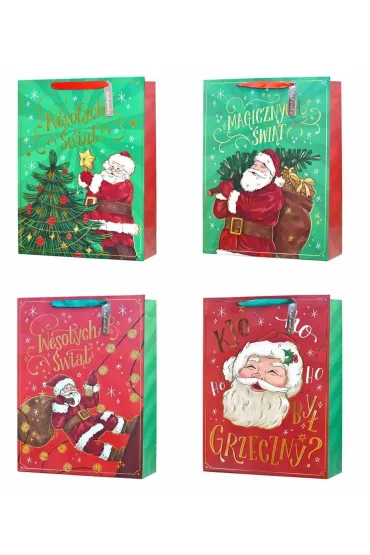 Torba QPM-121 Boże Narodzenie Mikołaje MIX