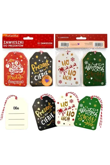 Zawieszki do prezentu ZPR-001 Boże Narodzenie