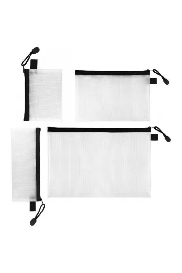 Saszetka na zamek komplet 4 szt